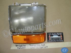 OEM 1980 1981 1982 1983 1984 1985 1986 1987 1988 1989 Cadillac Fleetwood Deville Commercial Chassis RWD 1988 1989 Brougham RWD RIGHT FRONT CORNER TURN SIGNAL PARK LIGHT LENS #5934668/#593468/#5934650/#914624